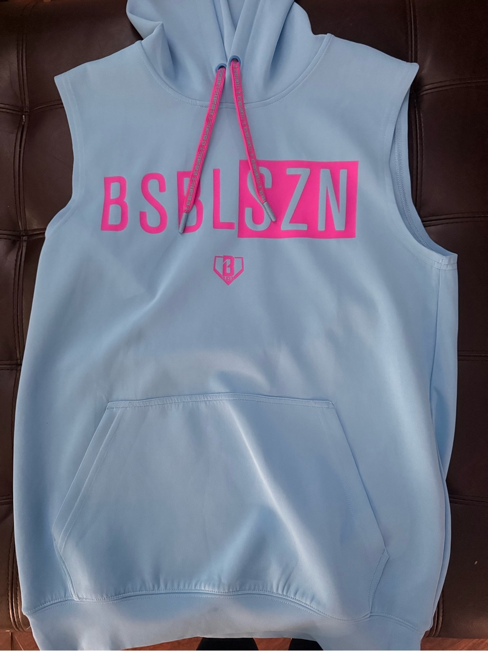 BSBL SZN Cutoff baseball 101 shirt with hood